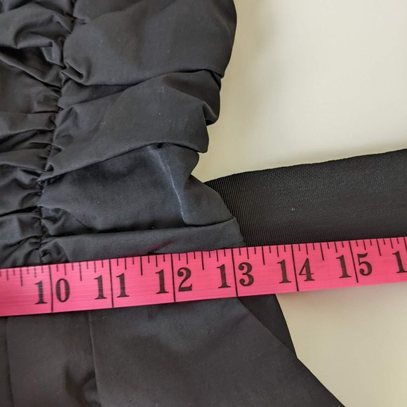 Bedo Black Strapless Bubble Dress Small - Picture 11 of 16